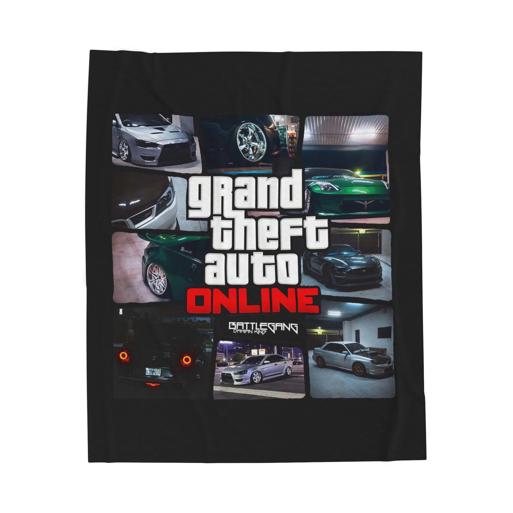 GTA Online Velveteen Plush Blanket - Cozy Gaming Throw for Fans
