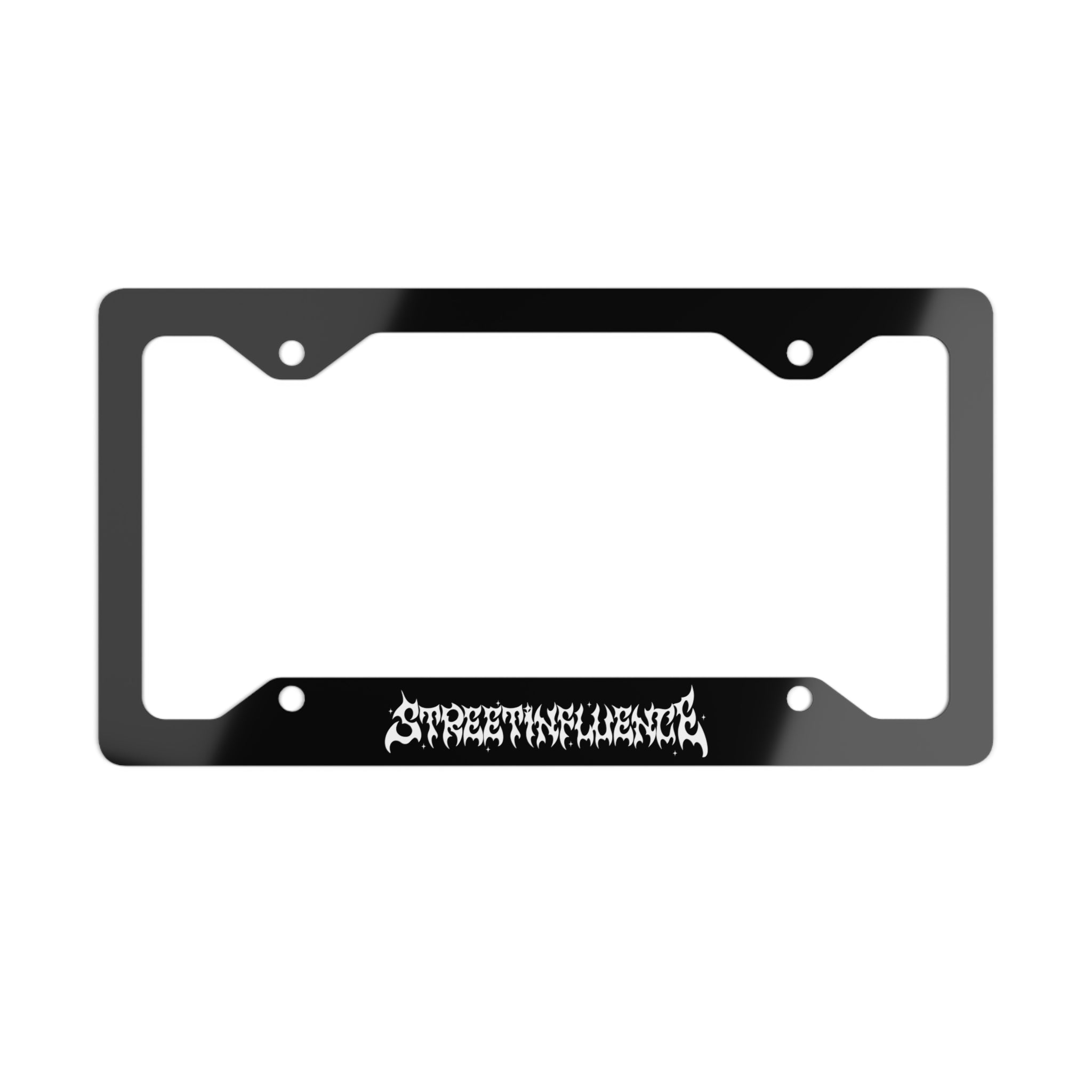 Stylish Metal License Plate Frame - Customizable Car Accessory